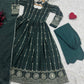 Zari Sequin Anarkali Gown