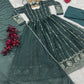 Zari Sequin Anarkali Gown