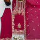 Zari Sequin Embroidered Palazzo Suit
