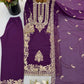 Zari Sequin Embroidered Palazzo Suit