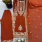 Zari Sequin Embroidered Palazzo Suit