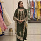 Zari Sequin Embroidered Palazzo Suit