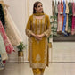 Zari Sequin Embroidered Palazzo Suit