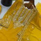 Zari Sequin Embroidered Palazzo Suit