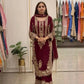 Zari Sequin Embroidered Palazzo Suit