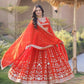 Zari Sequin Flared Gown