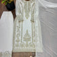 Zari Sequin Georgette Embroidered Palazzo Suit