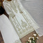 Zari Sequin Georgette Embroidered Palazzo Suit