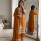 Zari Sequin Georgette Embroidered Palazzo Suit