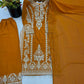 Zari Sequin Georgette Embroidered Palazzo Suit