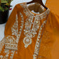 Zari Sequin Georgette Embroidered Palazzo Suit