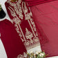 Zari Sequin Georgette Embroidered Palazzo Suit