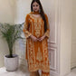 Zari Sequin Georgette Embroidered Palazzo Suit