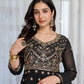 Zari Sequin Gorgette Anarkali Gown
