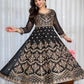 Zari Sequin Gorgette Anarkali Gown