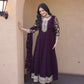 Zari Sequin Kali Anarkali