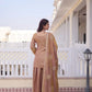 Zari Sequins Embroidered Fendi Crush Kurti Sharara Set