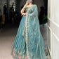 Zari Shimmer Embroidered Lehenga Set with Dupatta