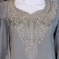 Zazu Silk Kurta Palazzo With Zari Embroidery