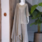 Zazu Silk Kurta Palazzo With Zari Embroidery