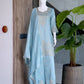 Zazu Silk Kurta Palazzo With Zari Embroidery