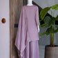 Zazu Silk Kurta Palazzo With Zari Embroidery