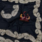 black Rangoli Silk Zari Embroidered Saree with Designer Blouse for special occasions