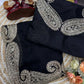 black Rangoli Silk Zari Embroidered Saree with Designer Blouse for special occasions