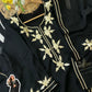 black Sharara Suit Set with gota pati for Festive and Party Wear in 4 colors