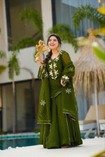black Sharara Suit Set with gota pati for Festive and Party Wear in 4 colors