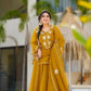 black Sharara Suit Set with gota pati for Festive and Party Wear in 4 colors