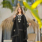 black Sharara Suit Set with gota pati for Festive and Party Wear in 4 colors