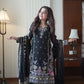Classic Black Fox Georgette Sequins Embroidered Kurti Palazzo Set for Wedding & Festive Wear
