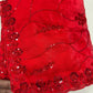Sequin Pearl Handwork Embroidered Saree