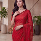 Shimmer silk Pearl Handwork Saree