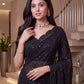 Shimmer silk Pearl Handwork Saree