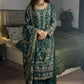 Luxury Faux Georgette Embroidered Palazzo Suit for Wedding and Festive Wear