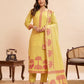 Jacquard Cotton Straight Kurta