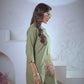 Elegant Heavy Rayon Embroidered Co-Ord Set – Stylish Two-Piece Outfit with Straight Pants