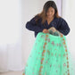 Designer Embroidered Net Lehenga Choli with Dupatta