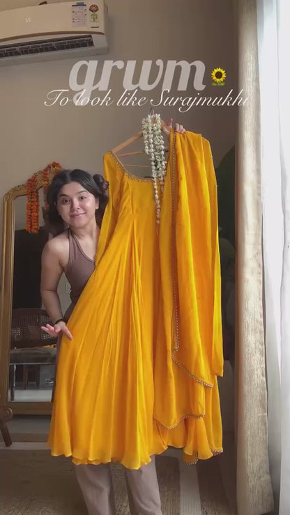 Radiant Grace Anarkali Suit Set