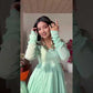 Graceful Faux Fabric Anarkali Suit Set with Dupatta for Festive and Occasion Wear