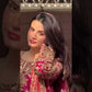 Festive Embroidered Crepe Farshi Suit Set for Wedding and Celebration Wear