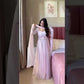 Blush Grace Maxi Anarkali Suit Set for Party and Festive Wear removable jacket 2 in 1 gown