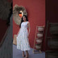 Printed Cotton Sleeveless Dress with Tiered Flair for Summer and Casual Wear