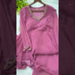 Handwork Embroidered Georgette Gown Set with Dupatta and Pant for family functions