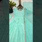 Graceful Faux Fabric Anarkali Suit Set with Dupatta for Festive and Occasion Wear