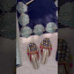 Navy Blue Natural Crepe Farshi Salwar Set with Thread Sequence Work and Chinon Silk Dupatta