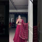 Elegant Embroidered Lehenga Set with Dupatta for Wedding and Festive Wear