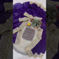Red & Purple Fandy Satin Silk Designer Saree with Mirror Lace Border for Wedding and Festive Wear